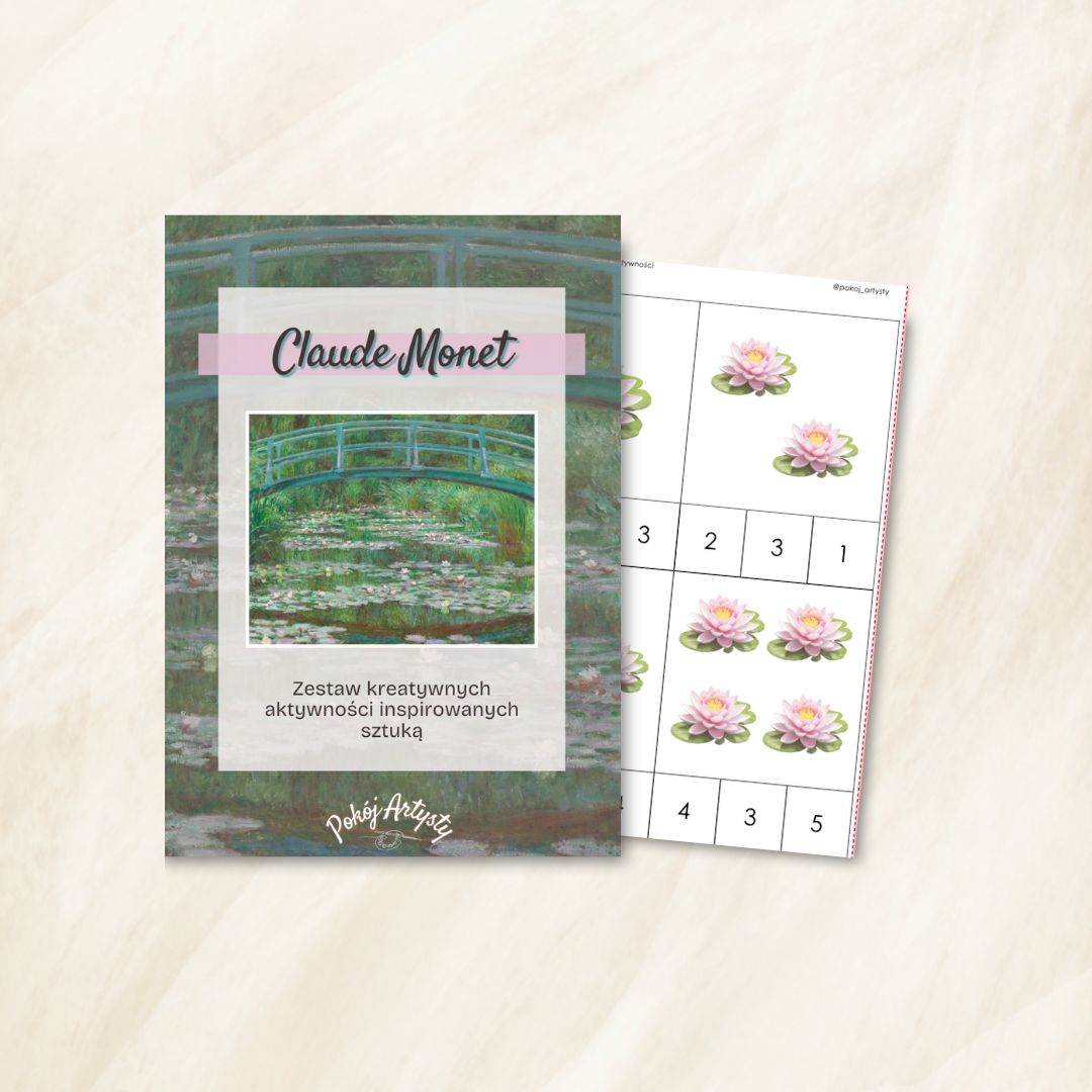Karty pracy: Obrazy Claude Moneta 