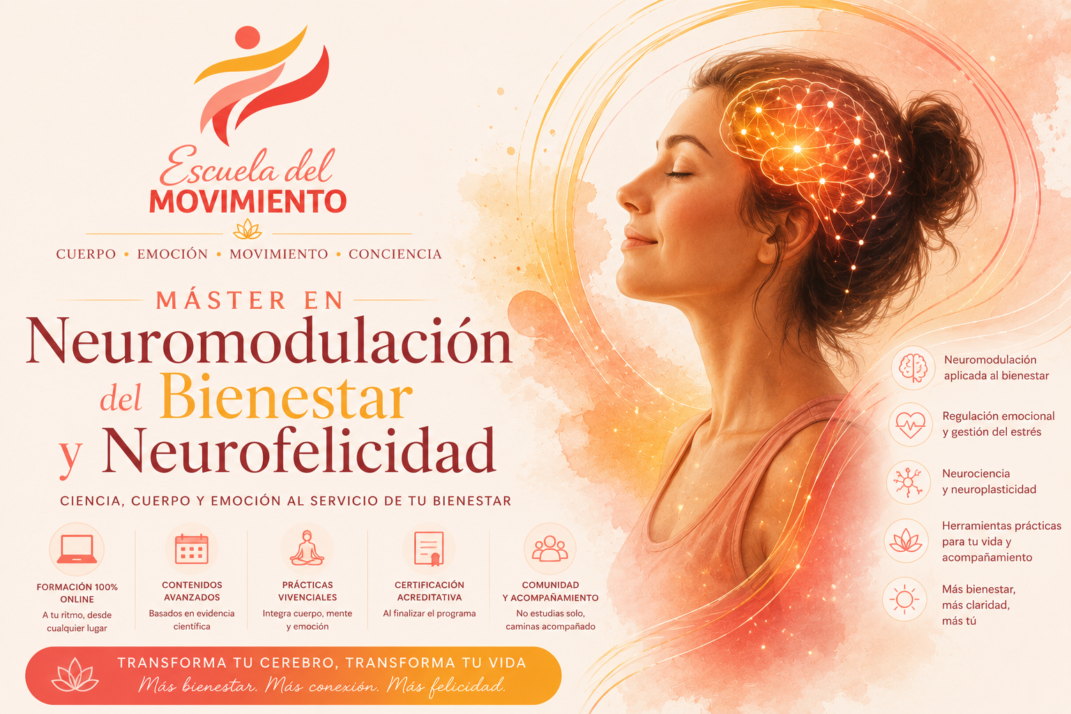 Máster en Neuromodulación del Bienestar y Neurofelicidad