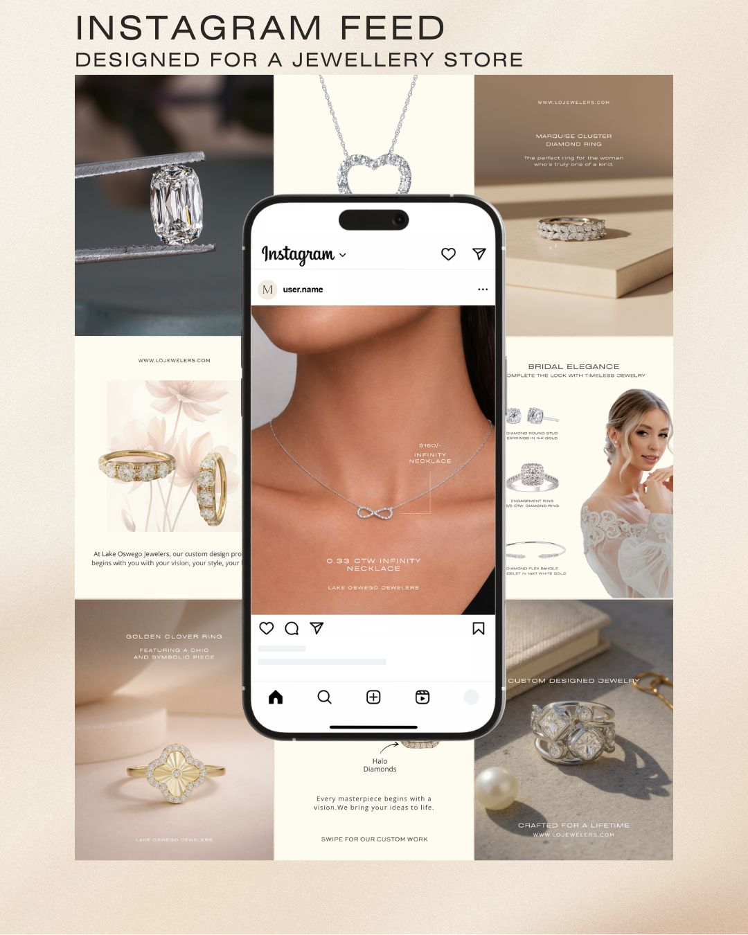 A pack of 12 posts designed for your brand