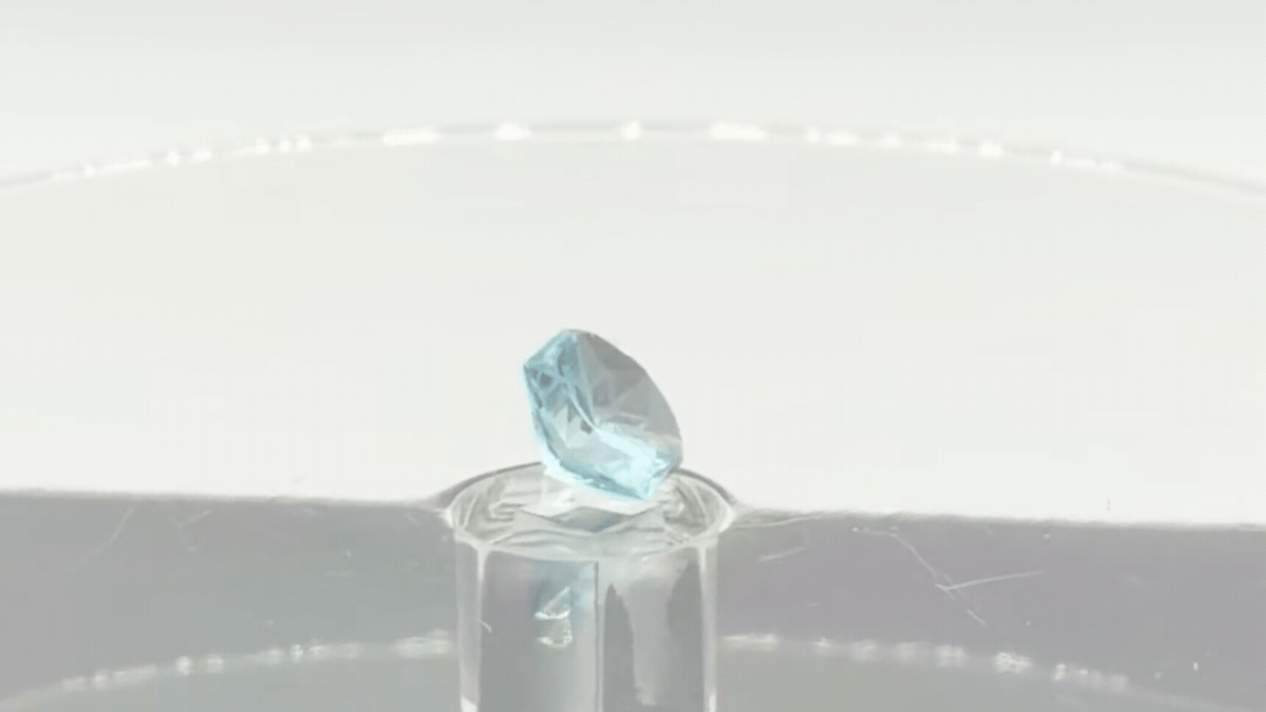 Sterling Silver Blue Topaz Ring size 7