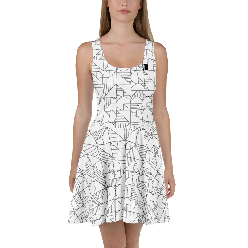 Geometry Skater Dress