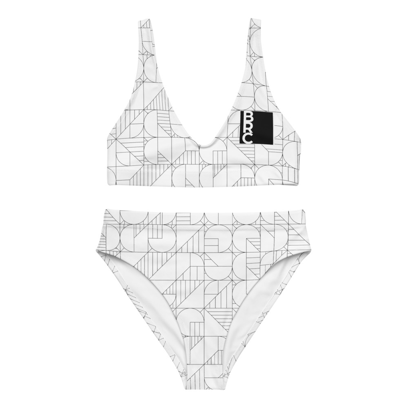 Recycled high-waisted bikini