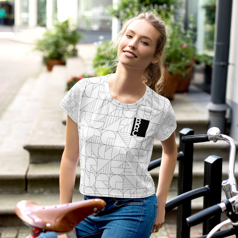 All-Over Print Crop Tee