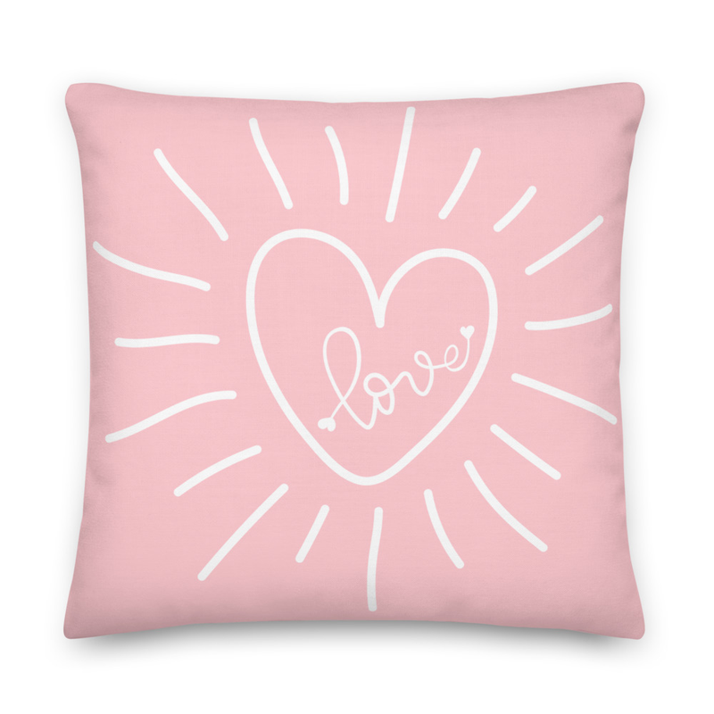 Burst of Love Pillow