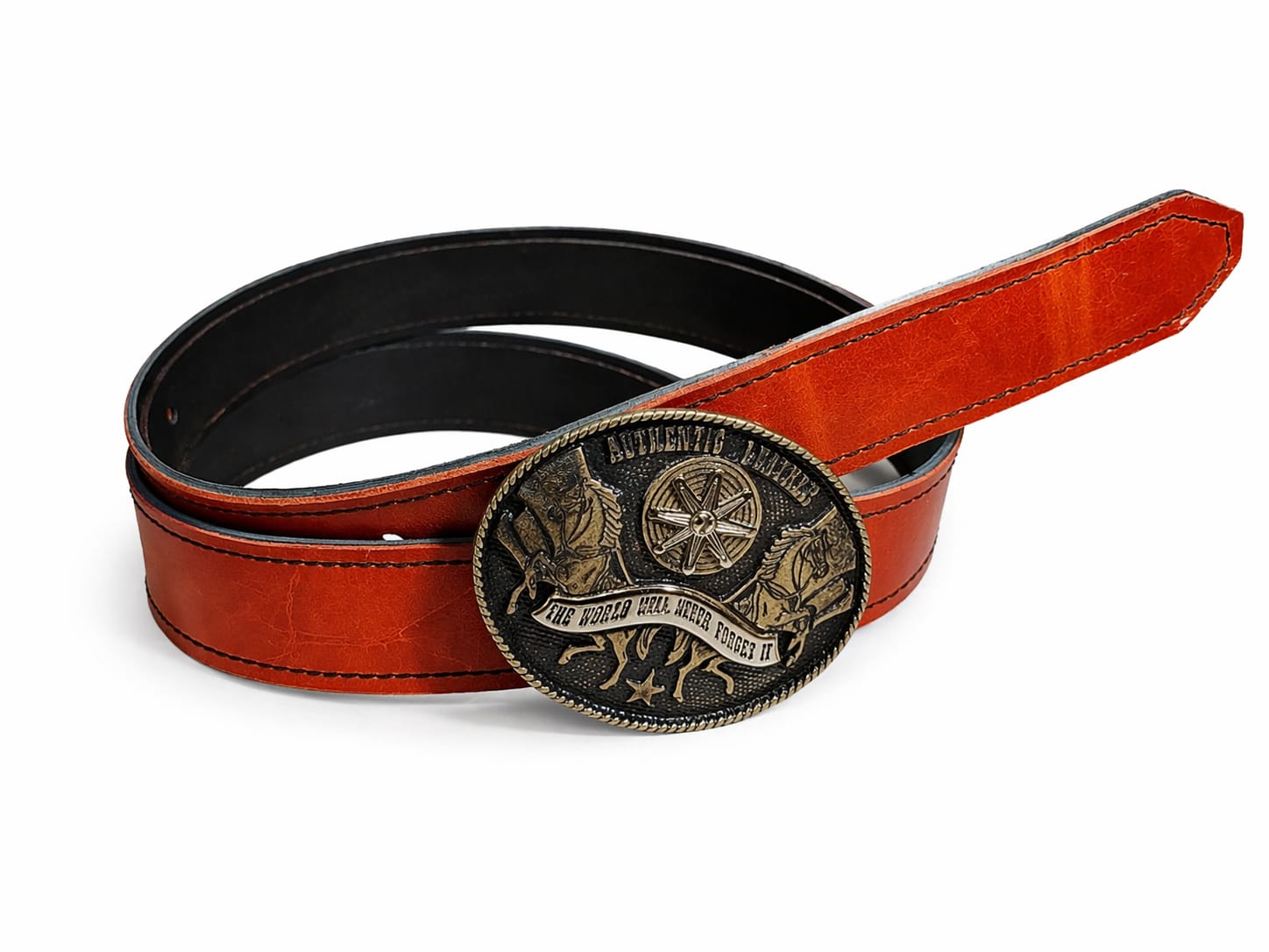 Cinto Country Masculino em Couro