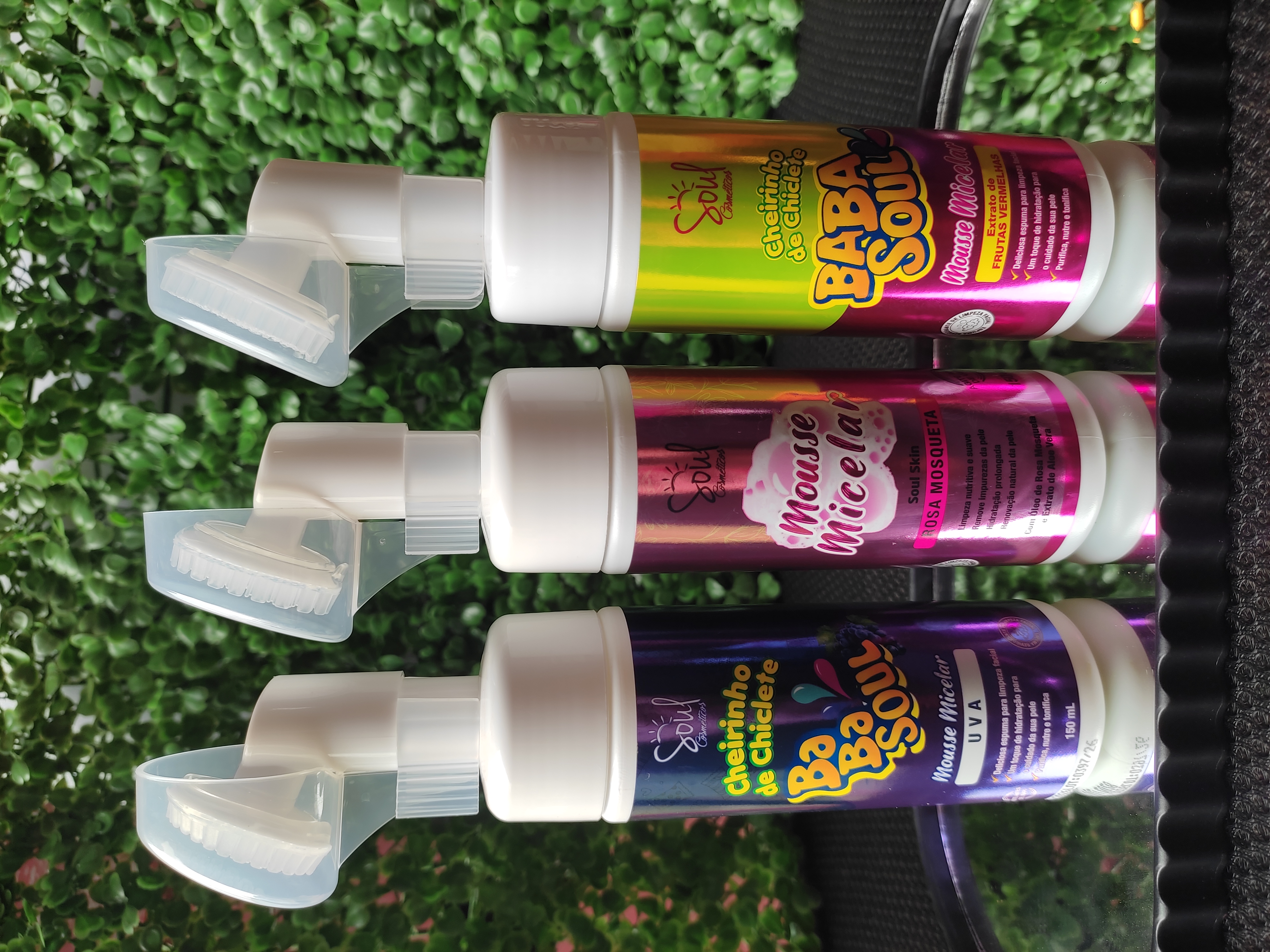 Mousse micelar de limpeza facial 
