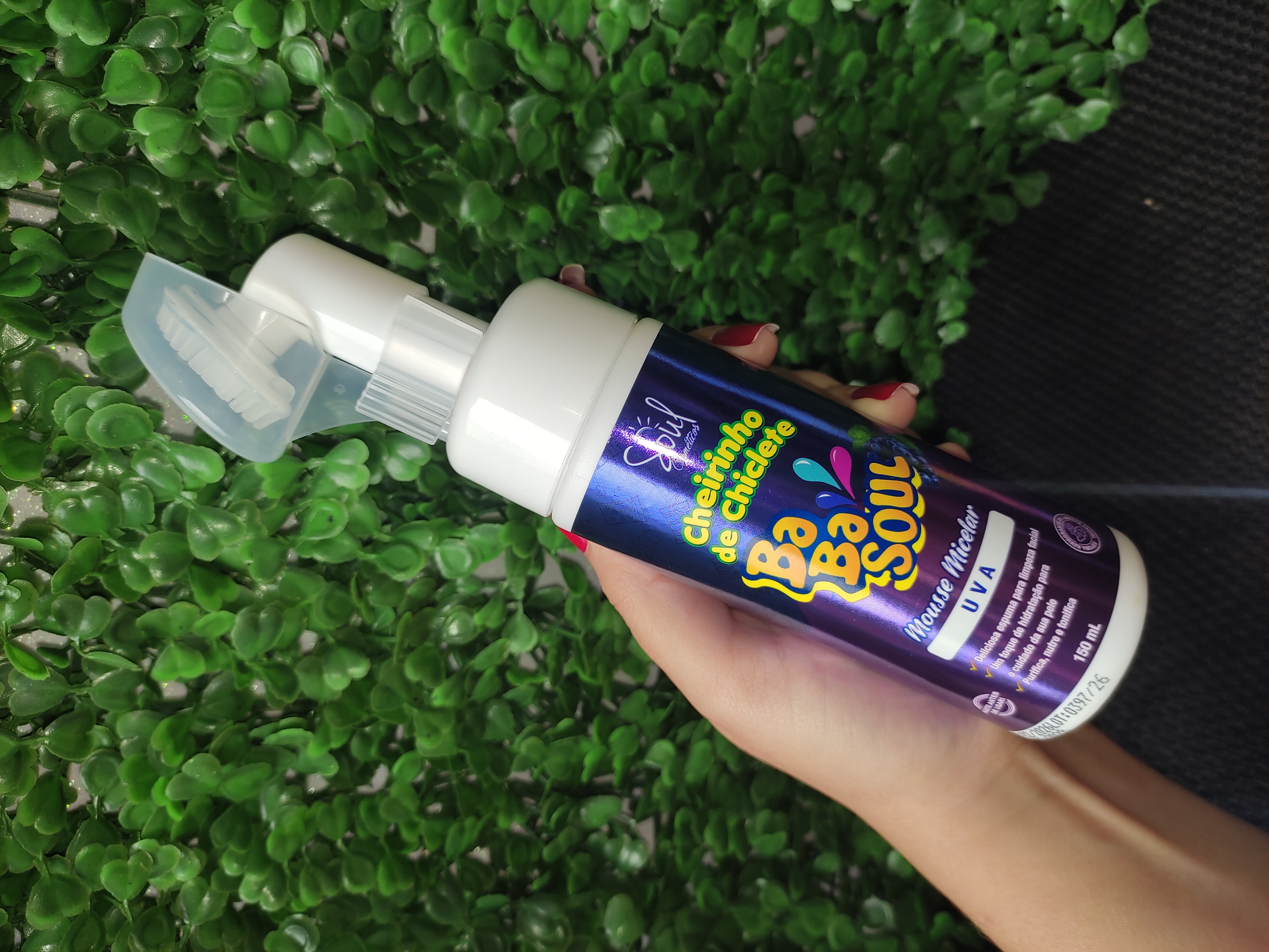 Mousse micelar de limpeza facial 