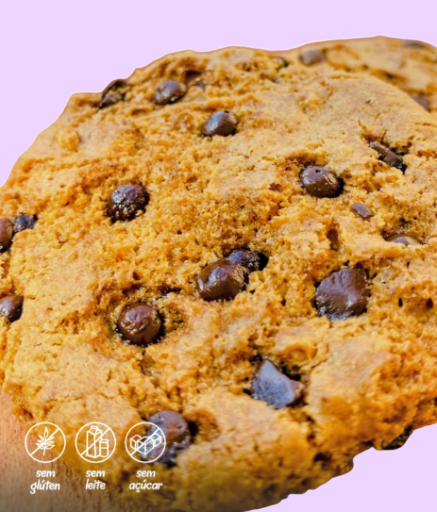 Cookie Vegano com Chocolate
