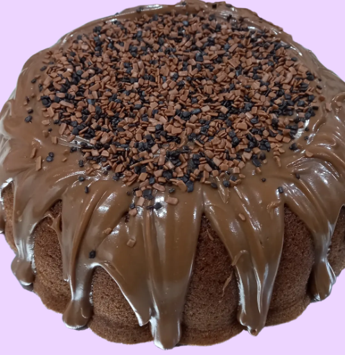 Bolo de Chocolate com Granulado
