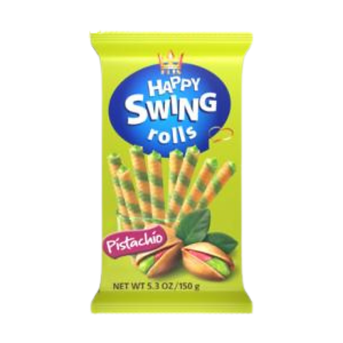 Happy Swing Pistache Rolls 150 g x 16