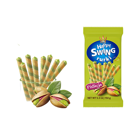 Happy Swing Pistache Rolls 150 g x 16