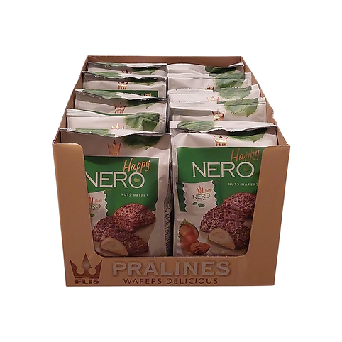 Happy Nero Nuts Wafers 140g x 10