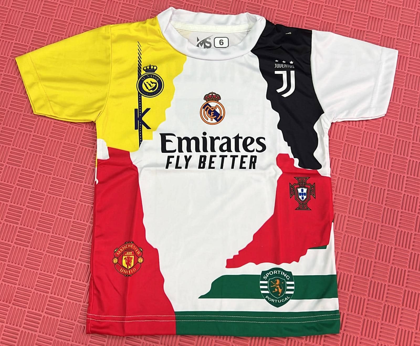 Kids Ronaldo Journey Multi-Club Soccer Jersey
