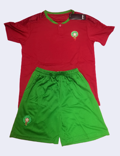Kids Morocco Soccer Jersey Set