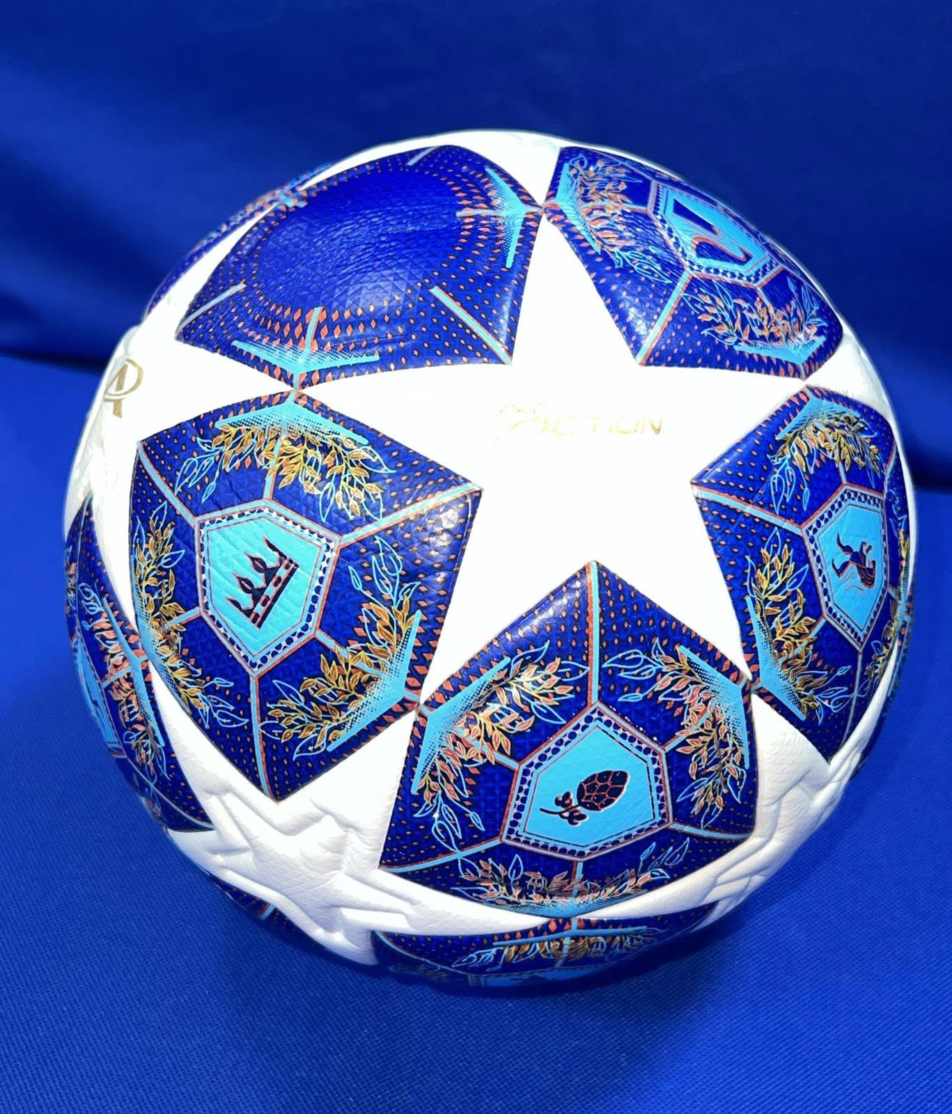 Premium Blue Soccer Ball
