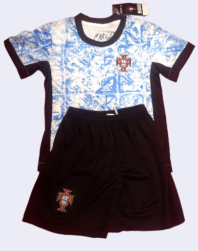 Kids Portugal Soccer Jersey Set