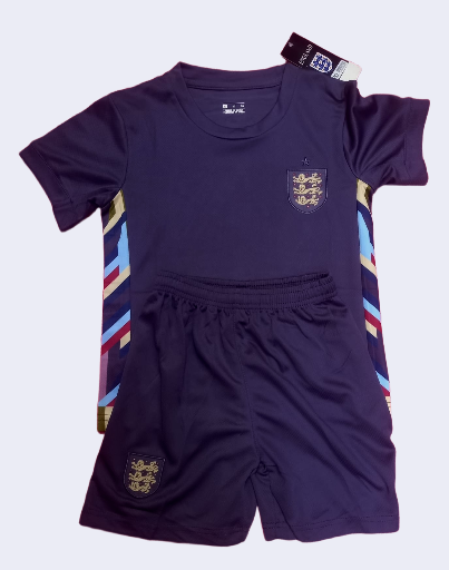 Kids England Soccer Jersey Set