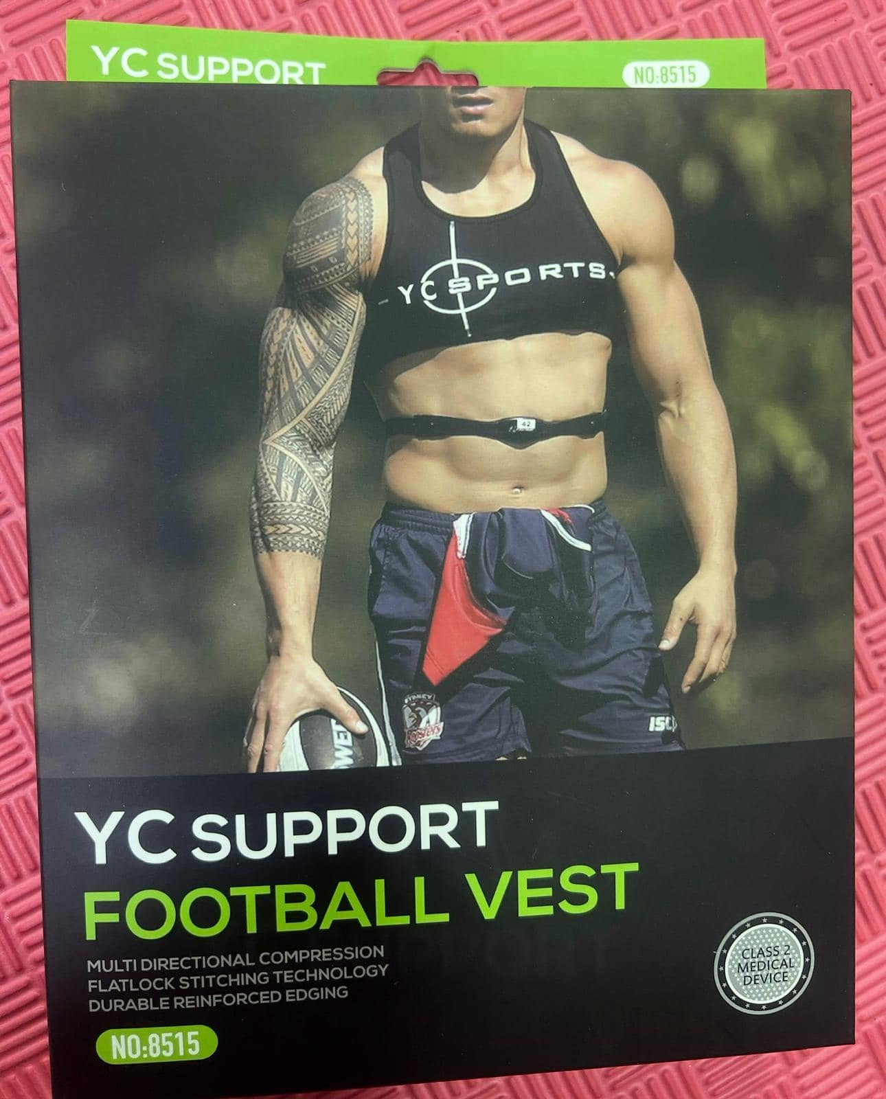 YC Support Football Soccer Vest