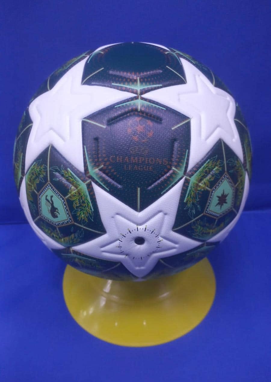 Champions League Design Soccer Ball in Black