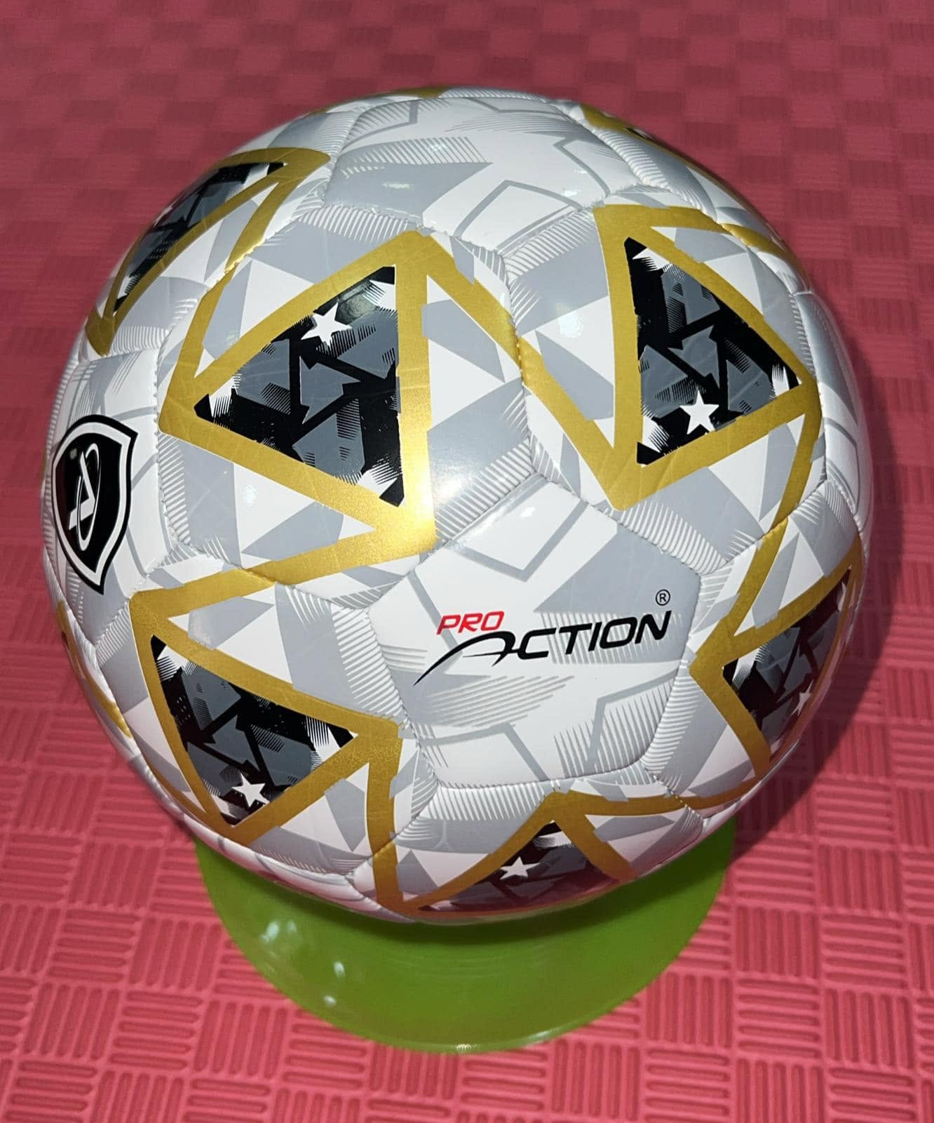 Kids Pro Action Black and Gold Soccer Ball