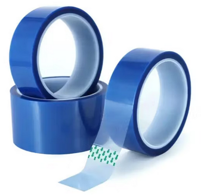 Cinta adhesiva azul alta temperatura