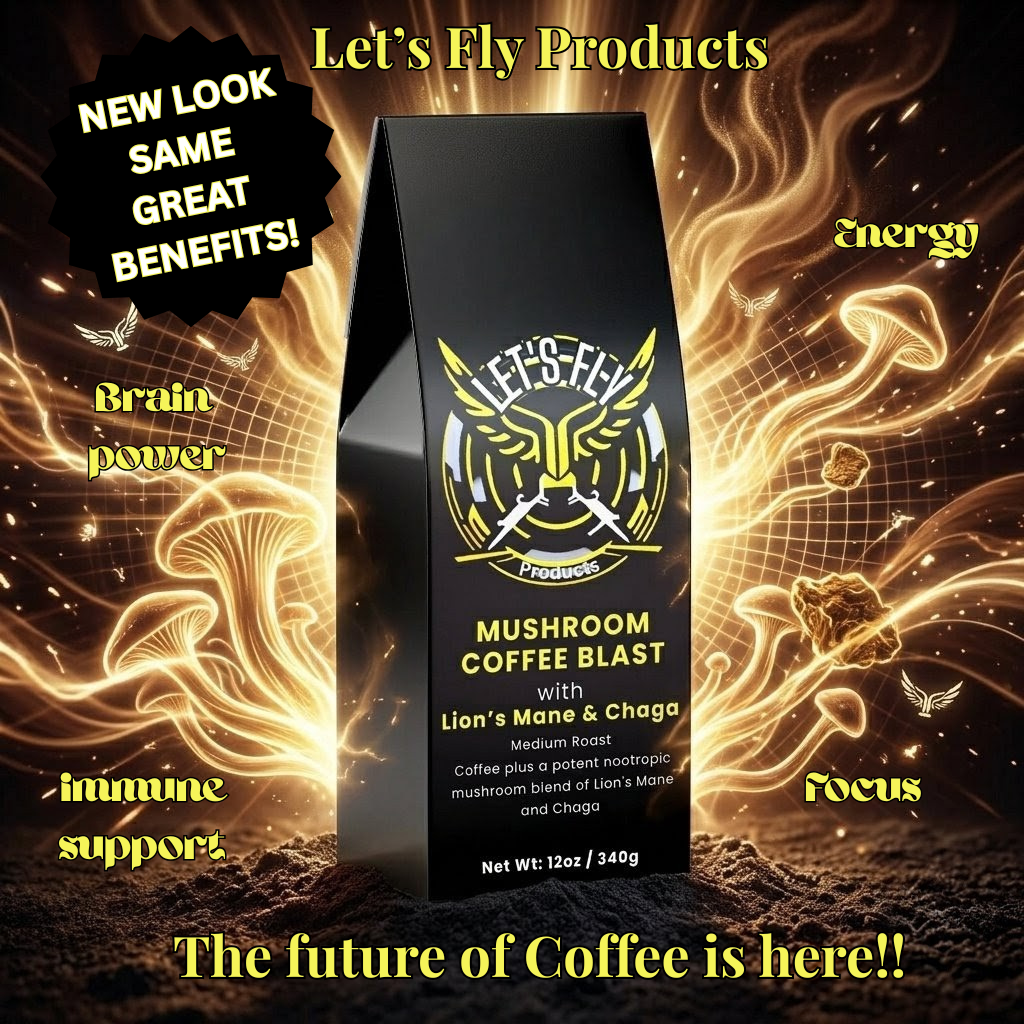Mushroom Coffee Blast with Lion’s Mane & Chaga