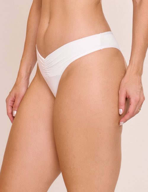 Calcinha Fio Dental Branca Juliana Tam G
