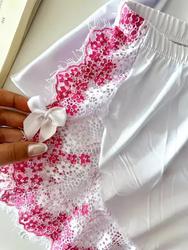 Baby Doll Joana Branco com Pink