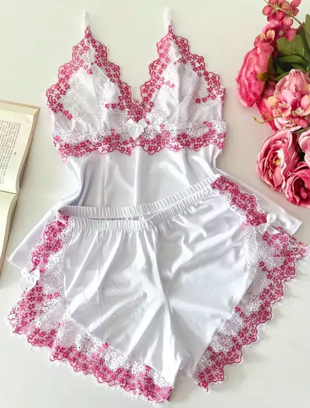 Baby Doll Joana Branco com Pink