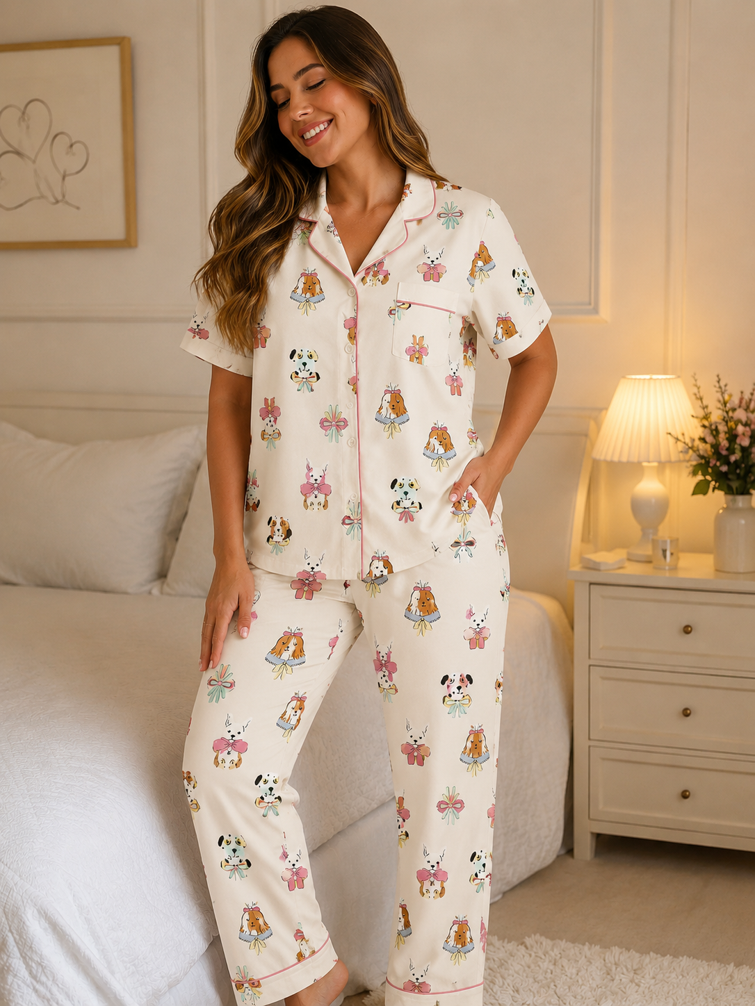 Pijama Feminino Estampado