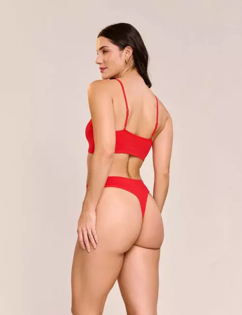 Conjunto de Lingerie Vermelho Amanda