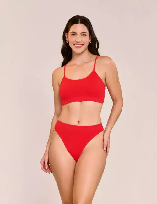 Conjunto de Lingerie Vermelho Amanda