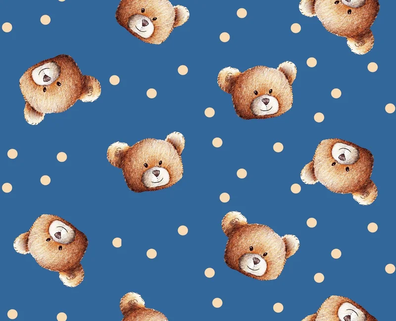 Pijama Feminino Ursinhos Azul