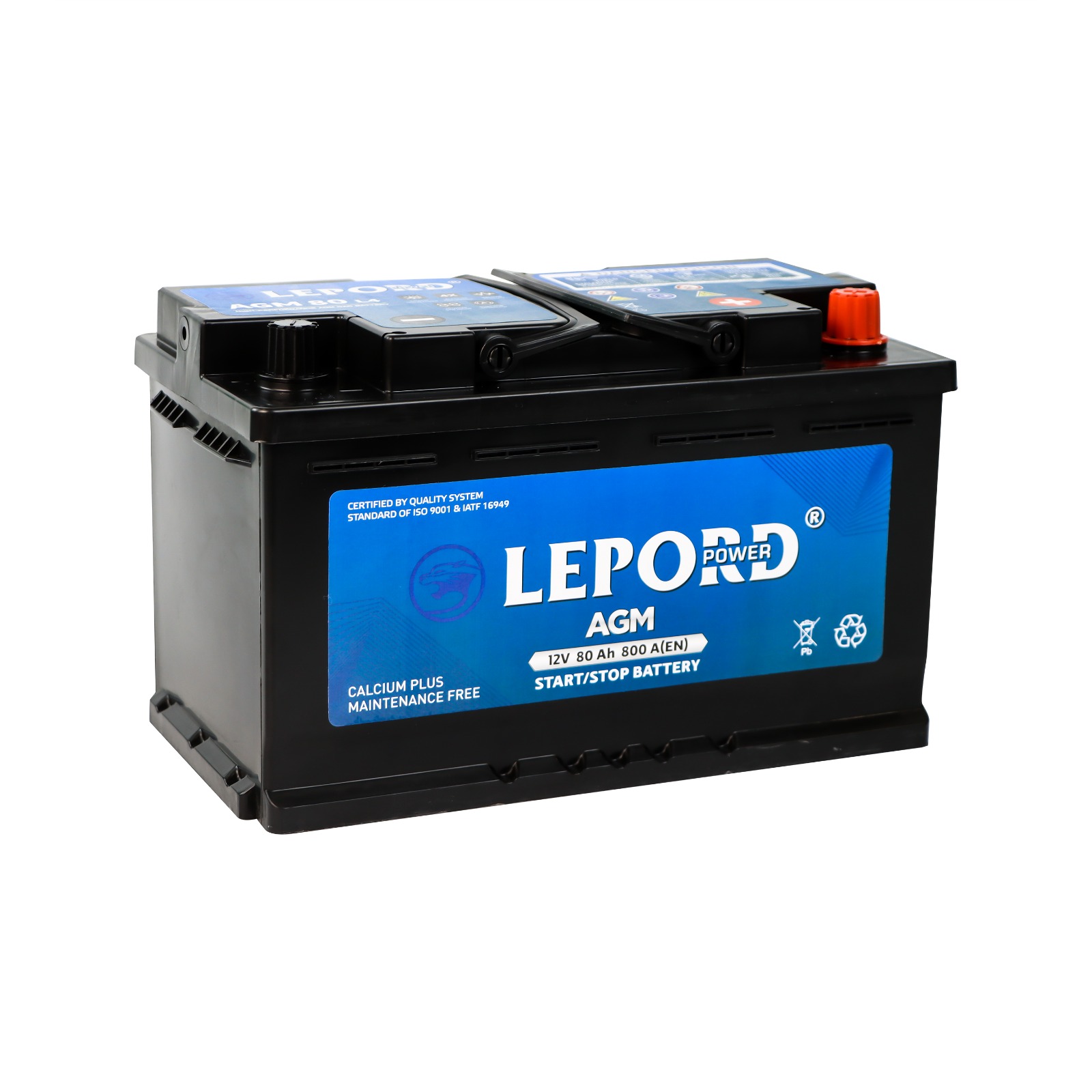 LEPORD AGM Car Battery