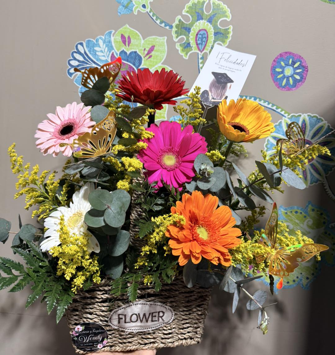 Arreglo Floral de Gerberas