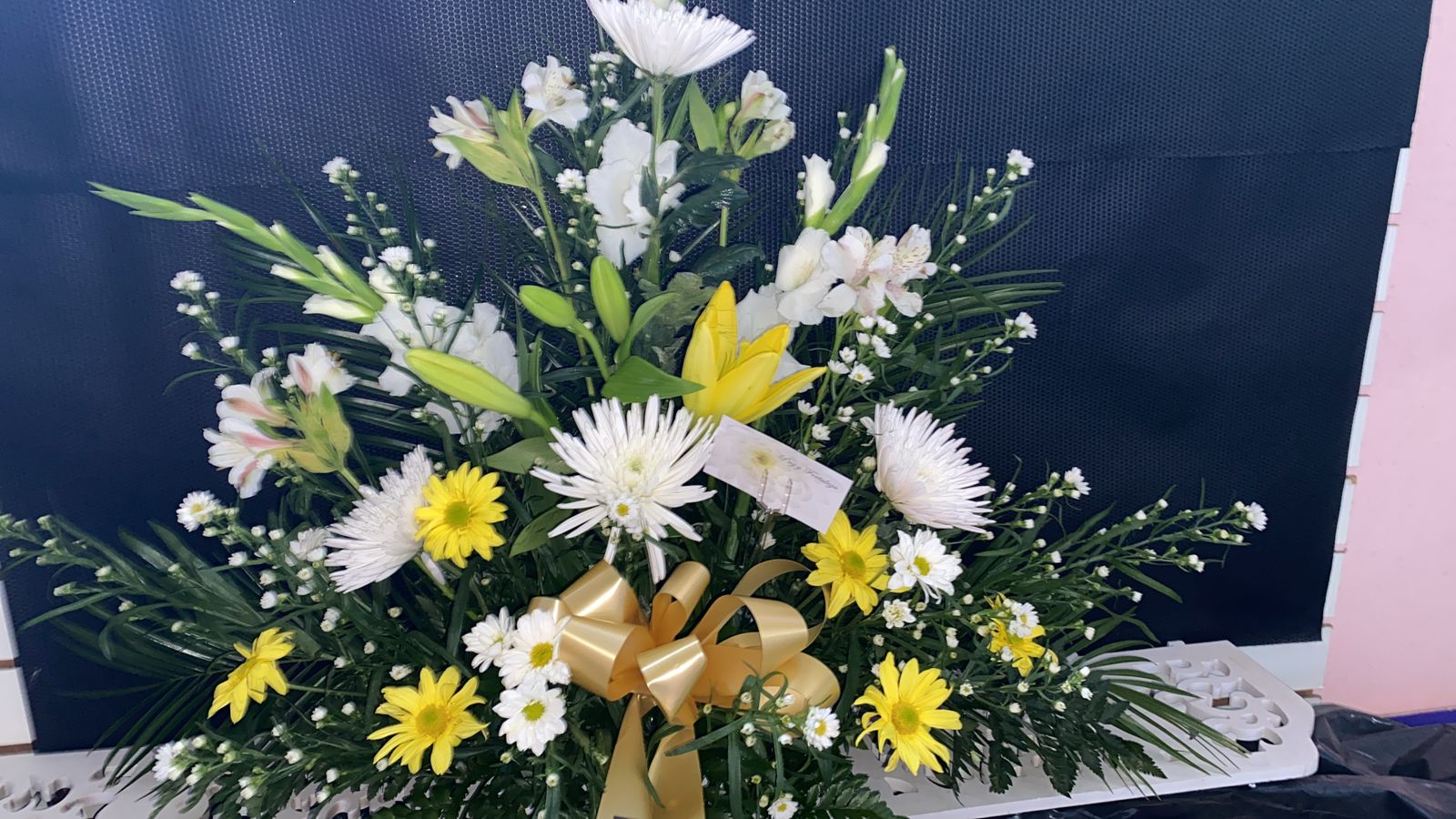 Arreglo floral de condolencias