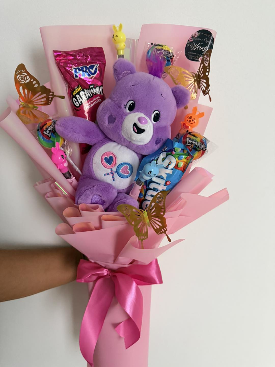 Ramo de Peluche y Dulces
