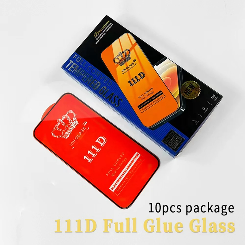 111D Full Glue Curved Tempered Glass