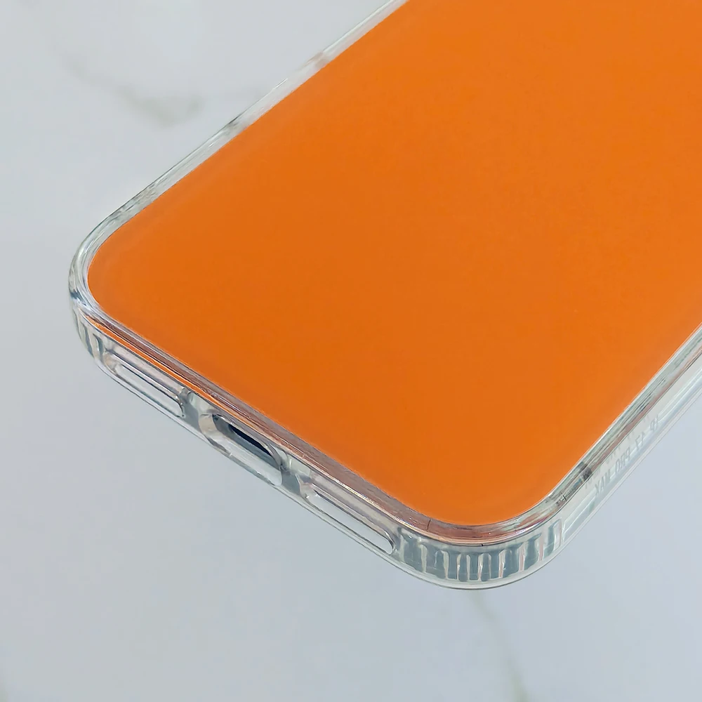 Orange Matte iPhone Case