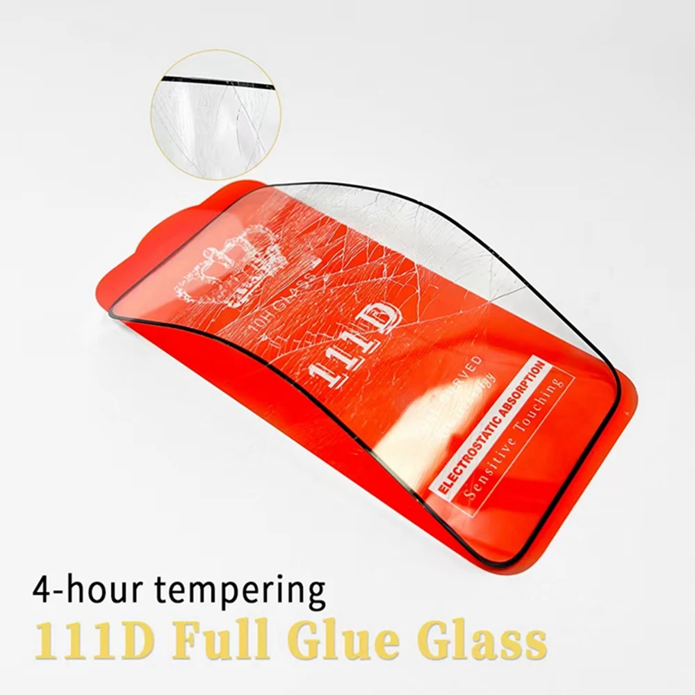 111D Full Glue Curved Tempered Glass
