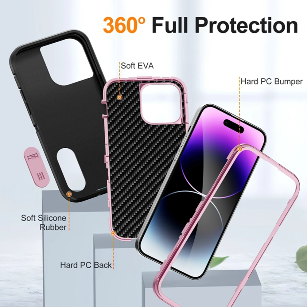 Rugged iPhone Case with Kickstand