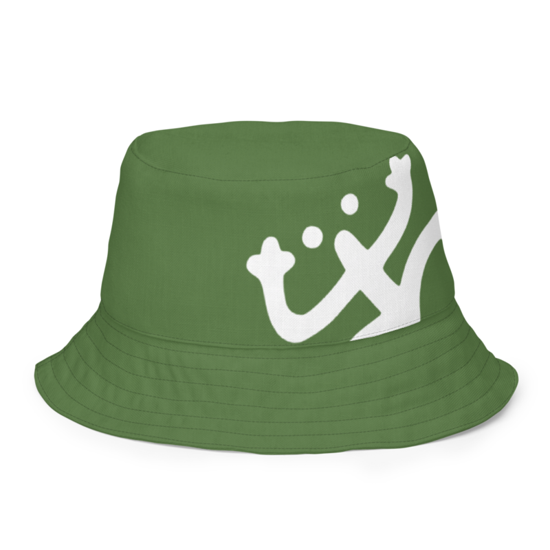 Coqui Reversible bucket hat Green