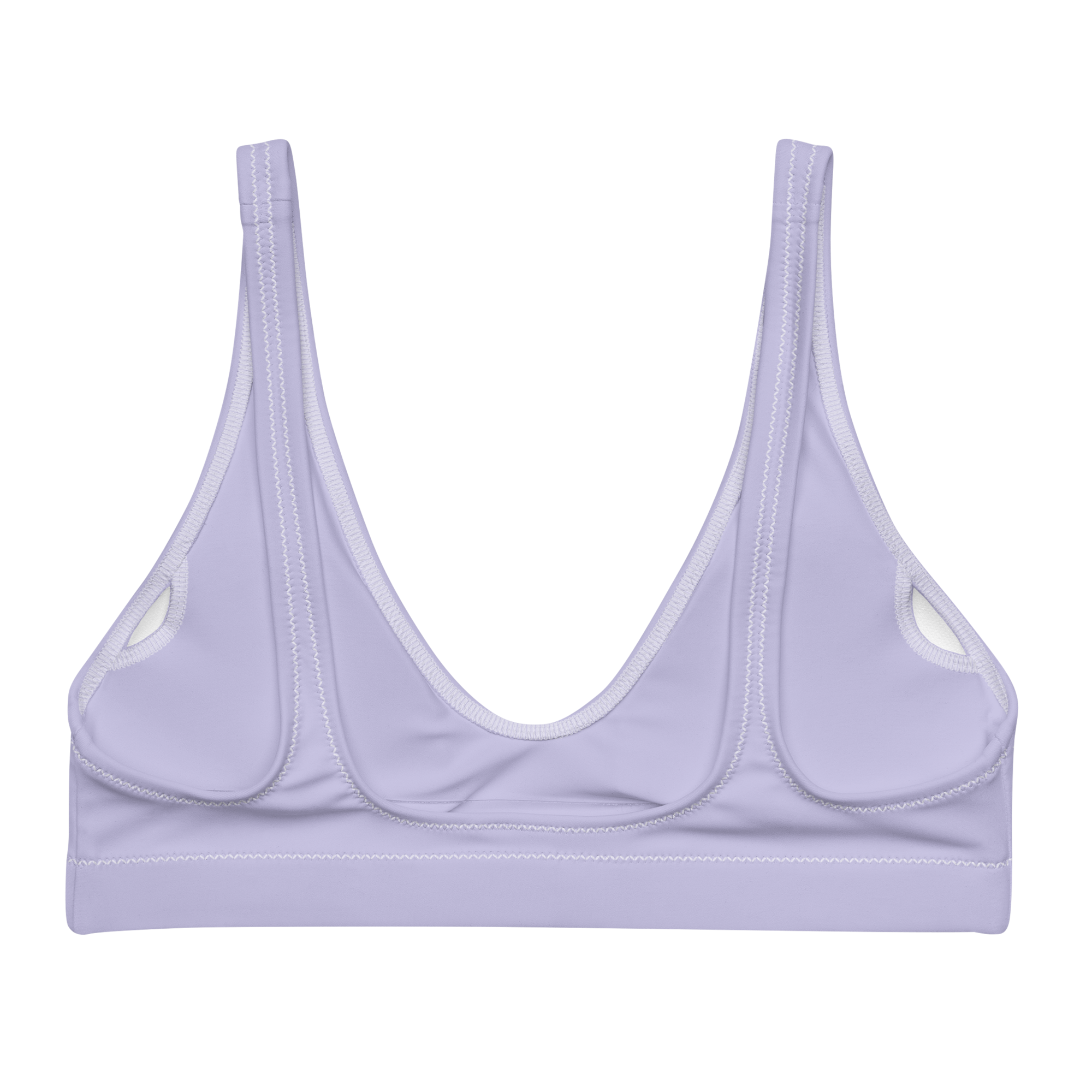 Coquí Recycled Fabric Padded Bikini Top- Orchid