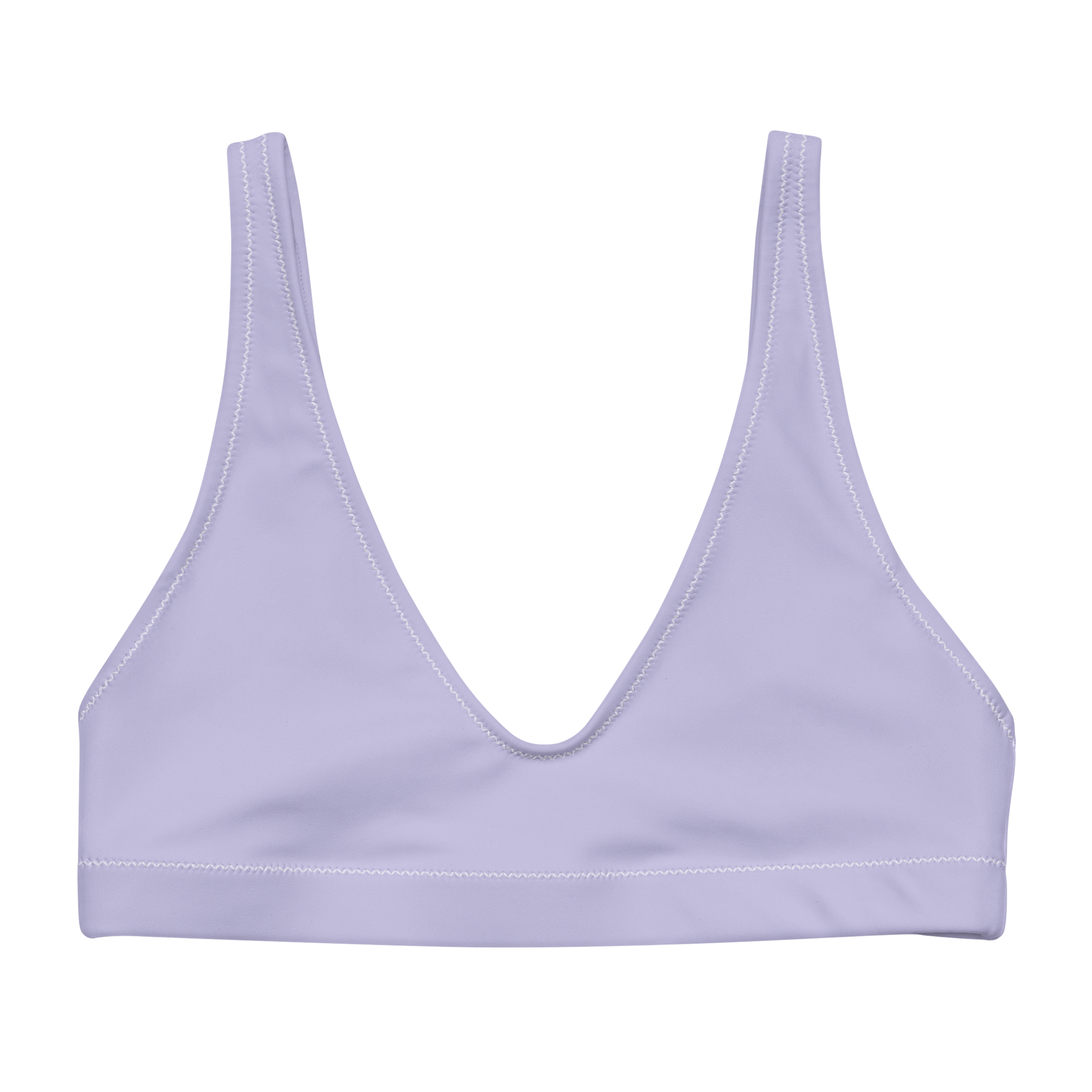 Coquí Recycled Fabric Padded Bikini Top- Orchid