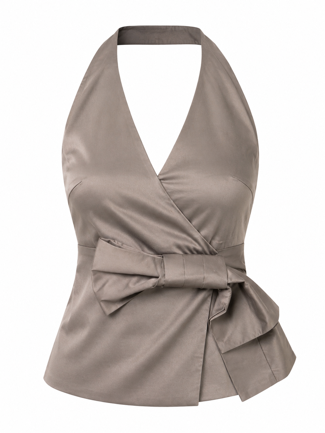 Taupe Martini Bow Top