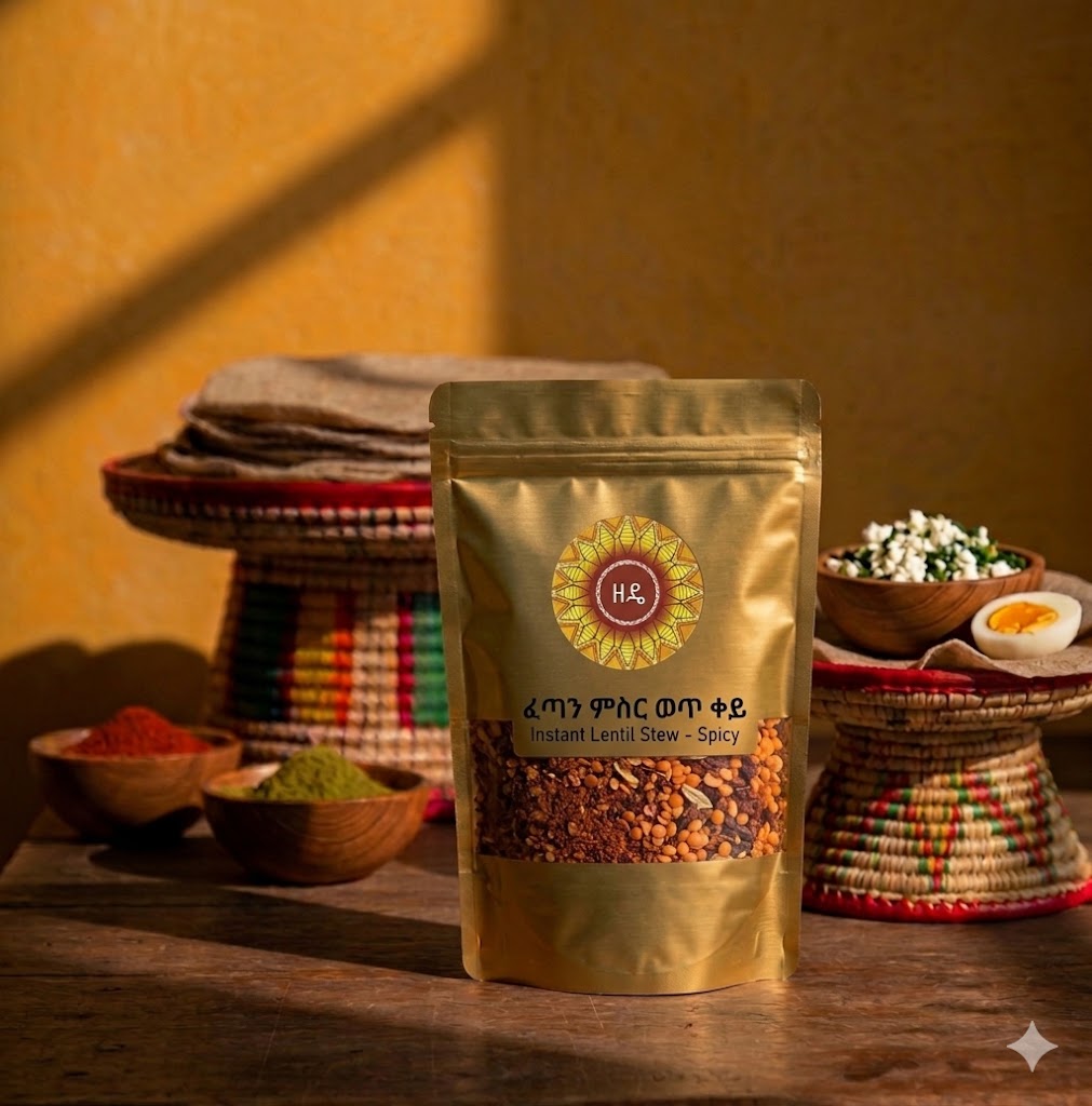 Instant Lentil Stew - Spicy