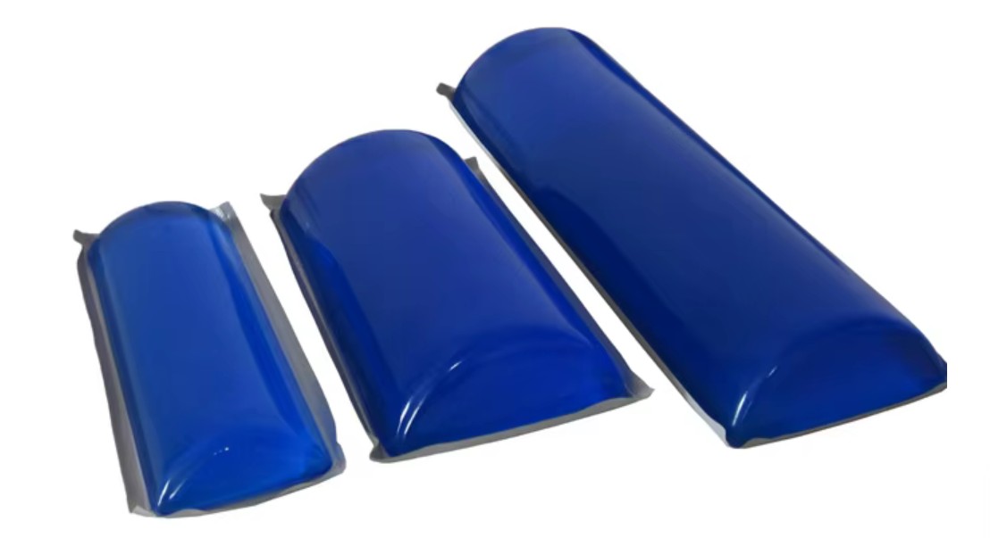 Posicionador de gel semicircular
