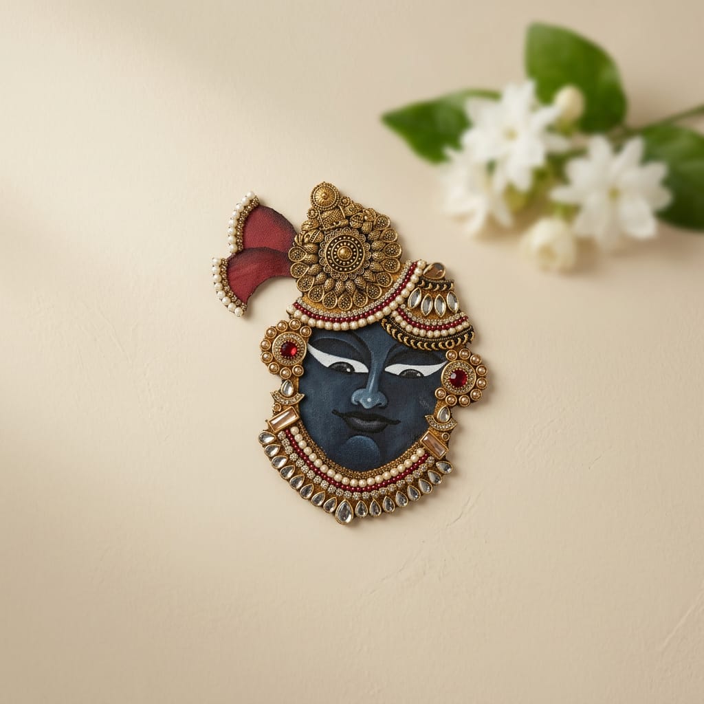 Decorative Krishna Brooch