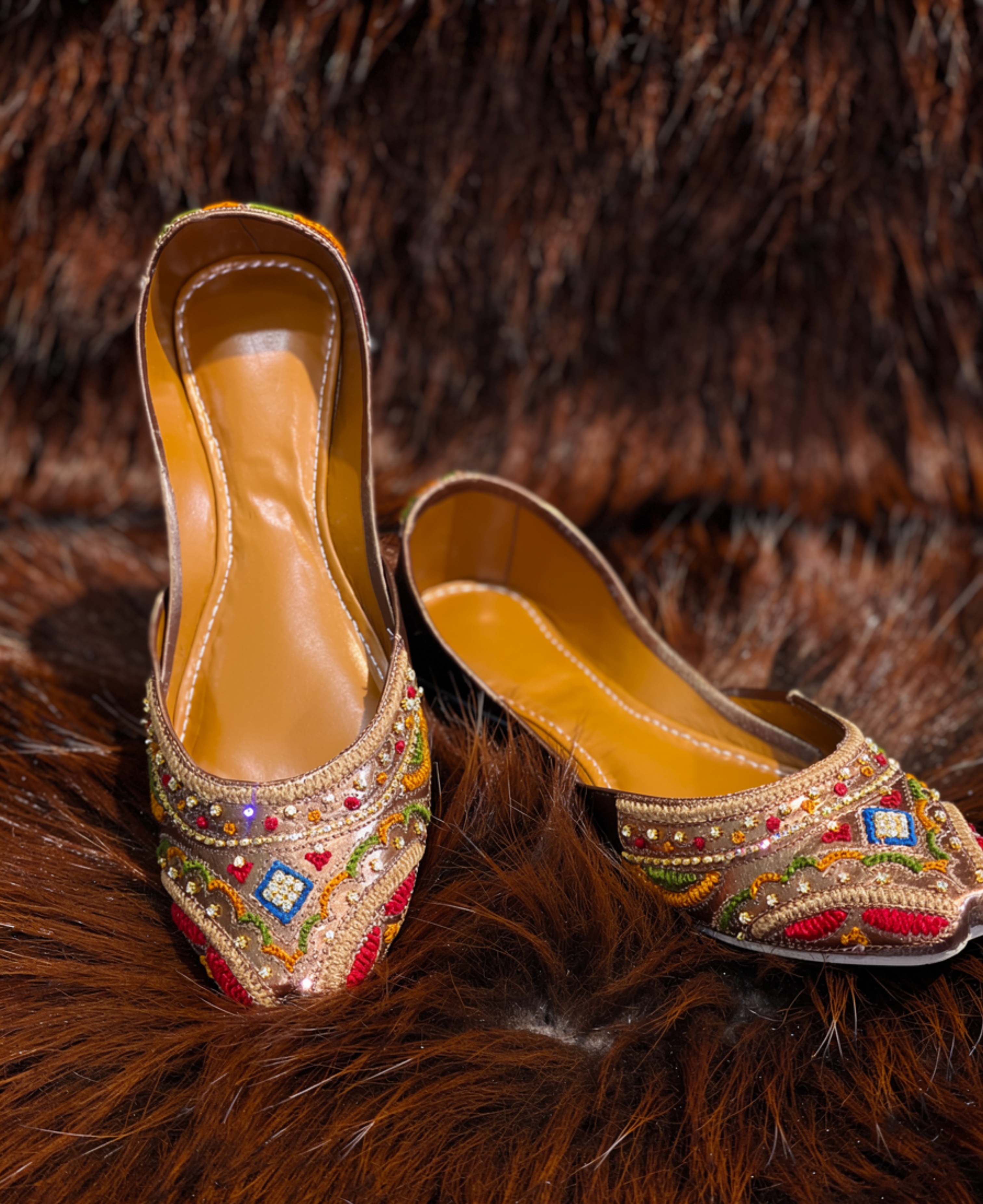 Embroidered Khussa Flats