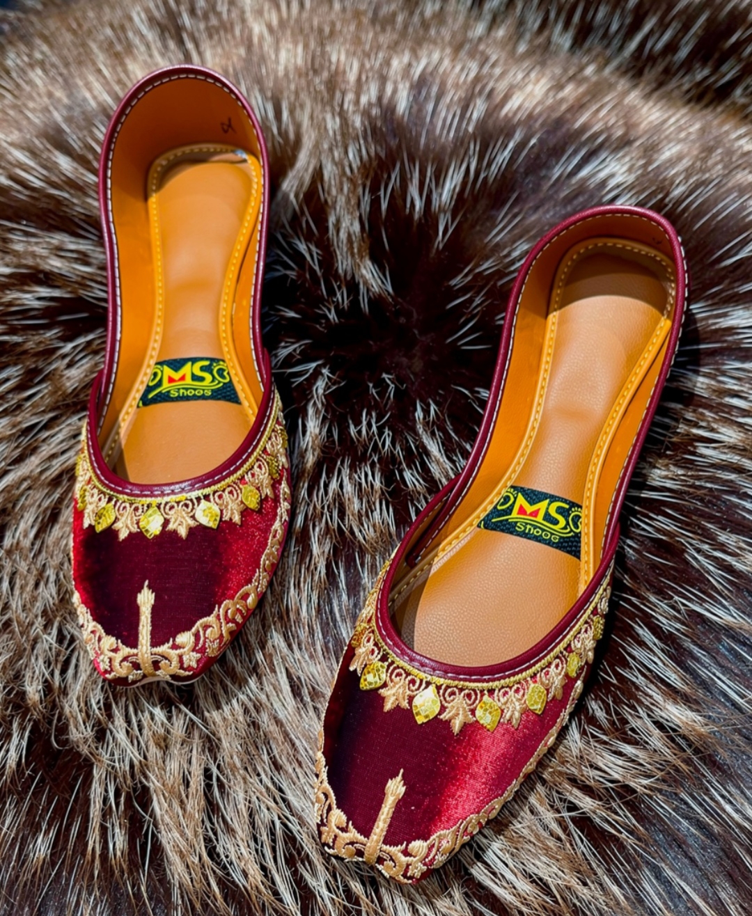 Maroon silk